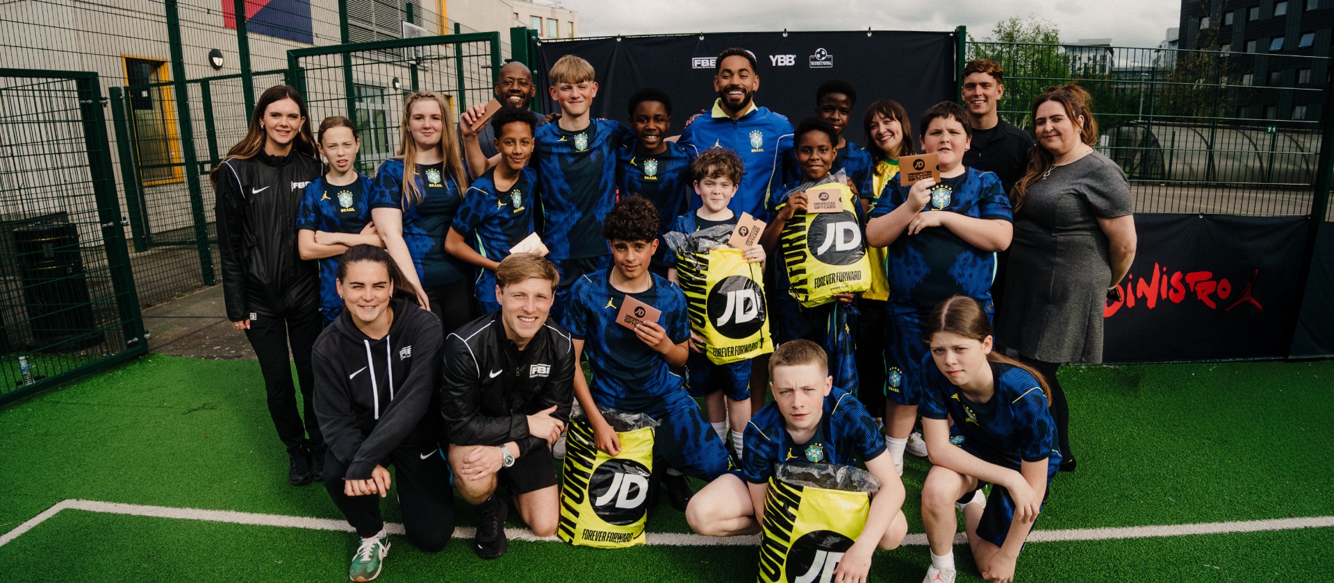 JD x Jordan Brand x FBB: Cunha Community Give Back | JD Football